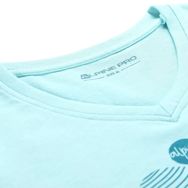  Tricou funcțional de damă ALPINE PRO GREMA 2 ALBASTRU 