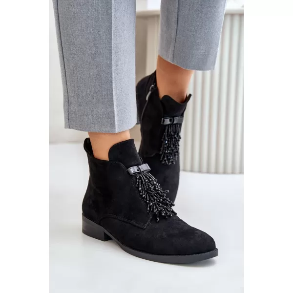  Pantofi de dama S.BARSKI HY42-715 NEGRU 