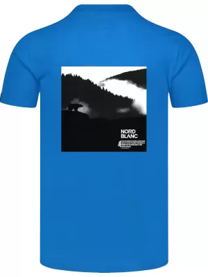 Tricou pentru bărbați NORDBLANC NOTHINGNESS NBSMT8150 ALBASTRU