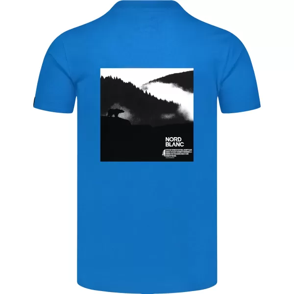  Tricou pentru bărbați NORDBLANC NOTHINGNESS NBSMT8150 ALBASTRU 