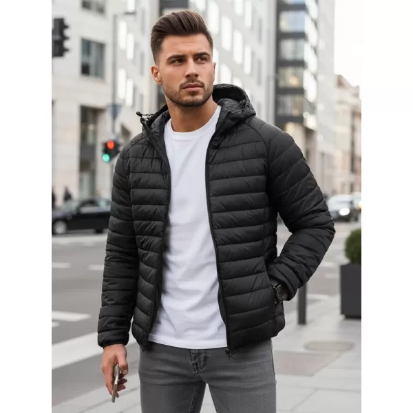  Jachetă pentru bărbați DSTREET TX4010 NEGRU 