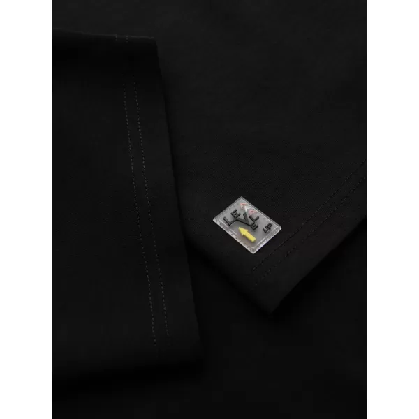  Tricou pentru bărbați OMBRE OM-TSCT-0240 NEGRU 