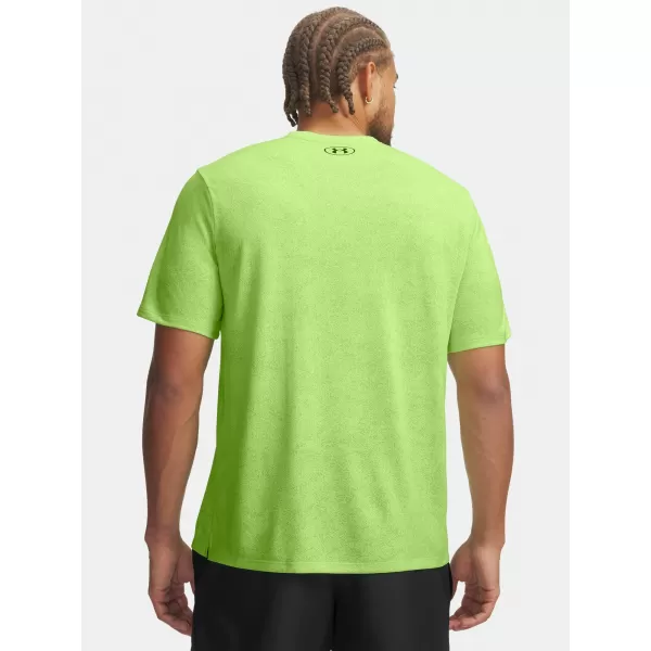  Tricou pentru bărbați UNDER ARMOUR UA TECH TEE PIXELATE 6005920-391 VERDE 