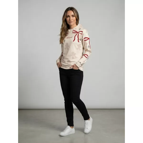  Hanorac premium de Crăciun pentru femei ALTISPORT VOJ/ALWVN10MI01 CREMOS 