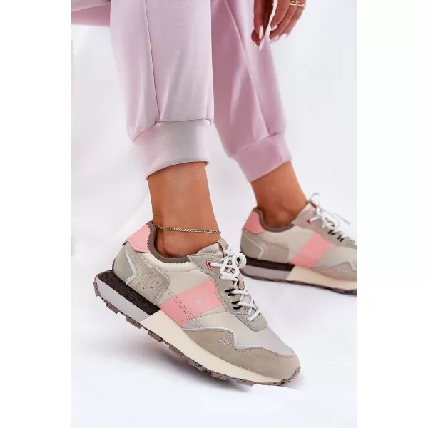 Adidași de damă BIG STAR RR274243 ROZ/GRI Pantofi Big Star 