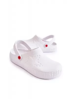 Papuci barbati BIG STAR II175003 WHITE Pantofi Big Star