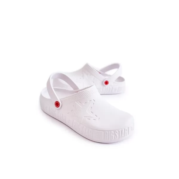  Papuci barbati BIG STAR II175003 WHITE Pantofi Big Star 
