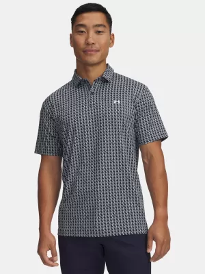 Tricou pentru bărbați UNDER ARMOUR UA T2G PRINTED POLO 6012304-412 ALBASTRU