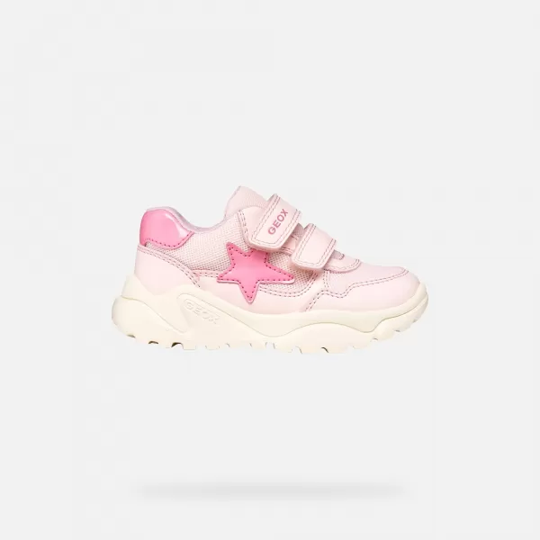  Adidași pentru fete GEOX CIUFCIUF B655QA0BC14C0808 ROZ DESCHIS 