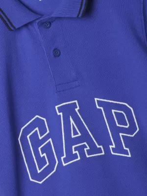Tricou pentru copii cu guler GAP LOGO POLO 432532-01 ALBASTRU MOZAIC