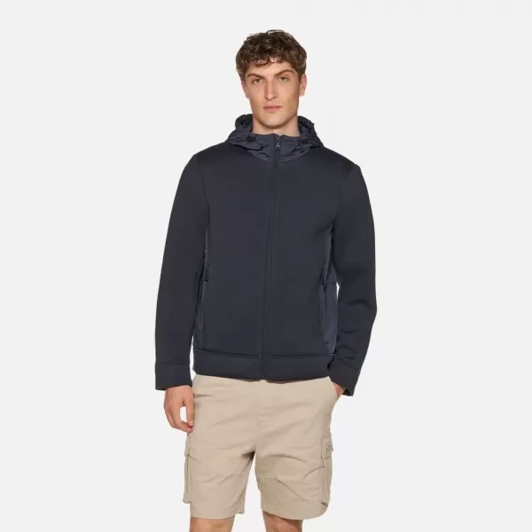  Pulover pentru bărbați GEOX SWEATER G012321 ALBASTRU ÎNCHIS 