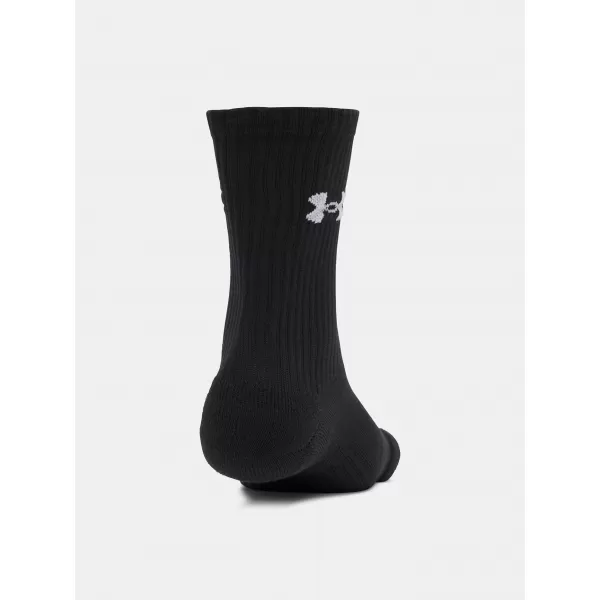  Șosete UNDER ARMOUR PERFORMANCE COTTON 3P CRW 6009685-008 NEGRU 