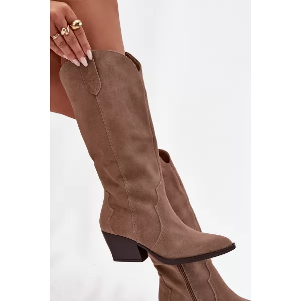  Cizme de dama BOTO URSELLE 40126 KAKI 