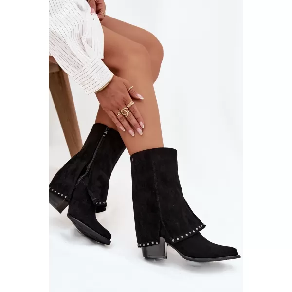  Pantofi de dama VINCEZA 16516 NEGRU 