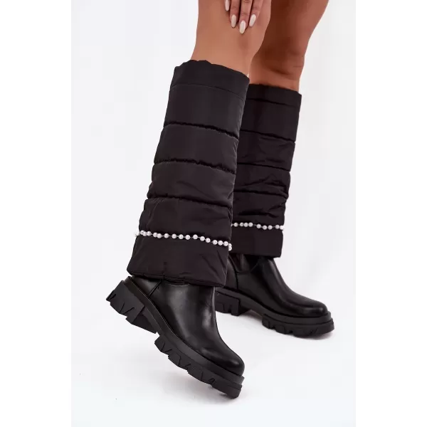  Cizme de dama BOTO IRVETTE 40092 NEGRU 