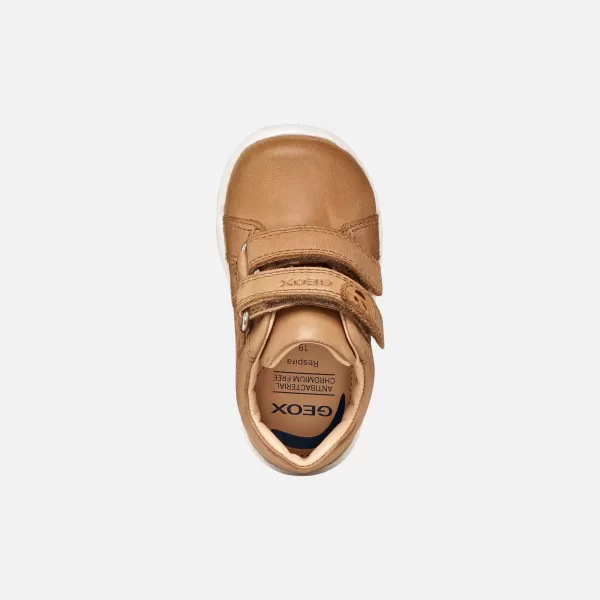  Adidași pentru băieți GEOX MACCHIA B254NB000CLC6627 MARO DESCHIS 