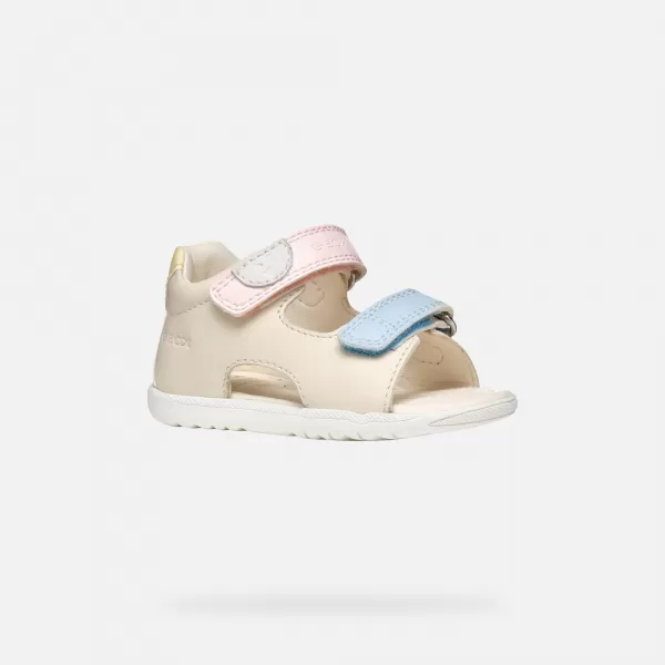  Sandale pentru fete GEOX SANDAL MACCHIA B254WA08502C1M2M BEJ 