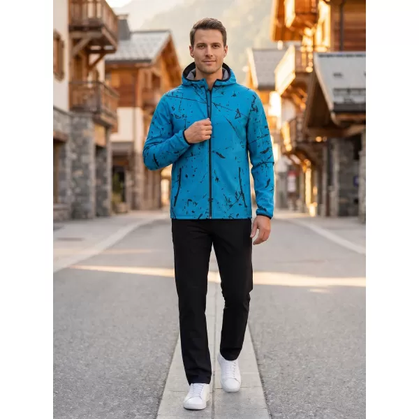  Jachetă softshell premium pentru bărbați ALTISPORT VOJ/ALM034JACK01 SMARALD 