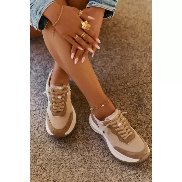  Adidasi de dama BIG STAR RR274A345 BEI Pantofi Big Star 
