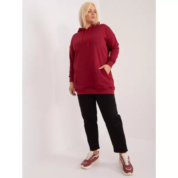  Hanorac de dama BASIC FEEL GOOD RV-BL-6338.19X BURGUNDIA 