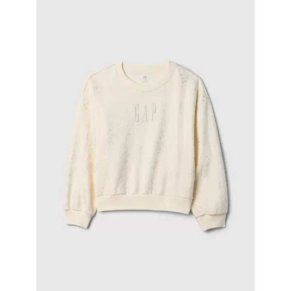  Hanorac pentru copii GAP LOGO SWEATSHIRT 628718-01 GER DE FILDEȘ 