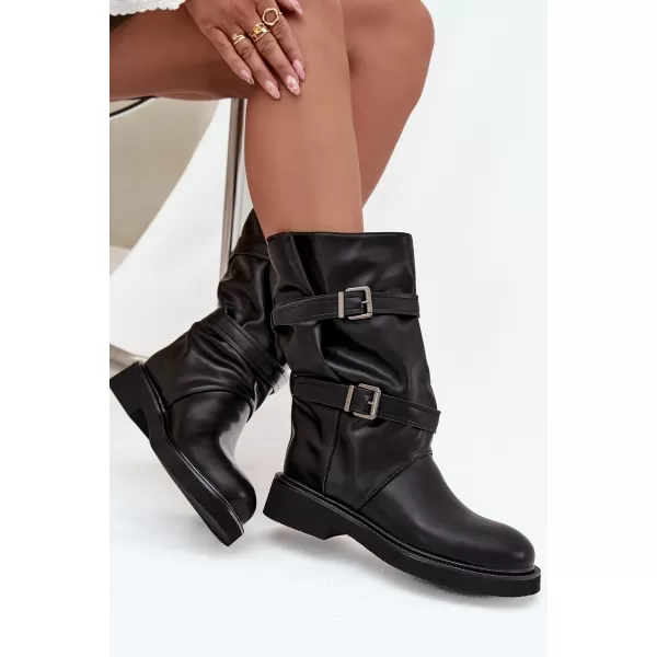  Cizme de dama BOTO HALVESSA 39588 NEGRU 