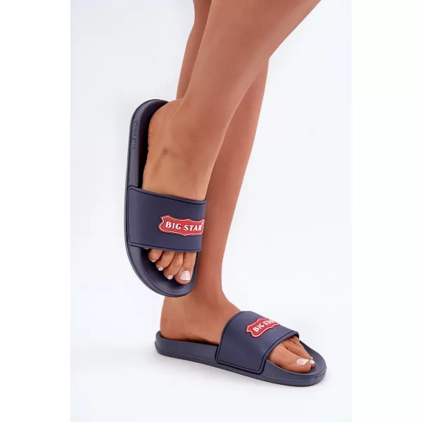  Papuci dama BIG STAR OO274039 ALBASTRU Pantofi Big Star 
