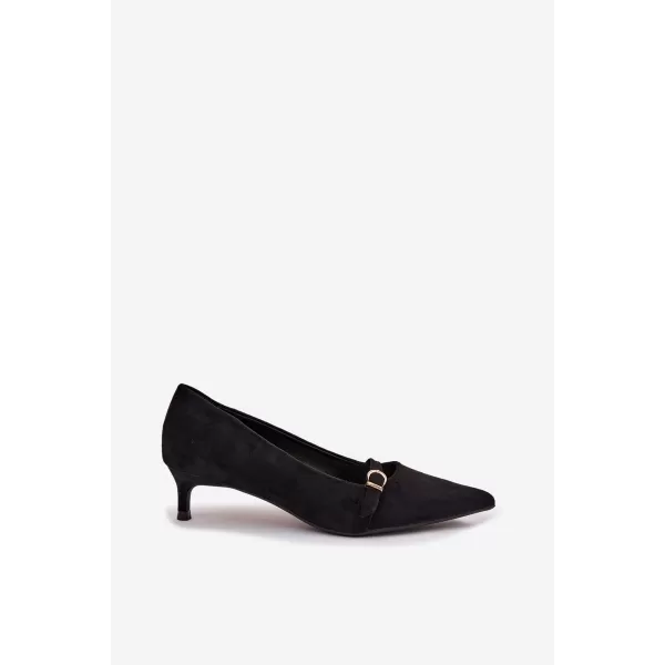  Pompe de damă cu toc BOTO PIRELA 42038 NEGRU 