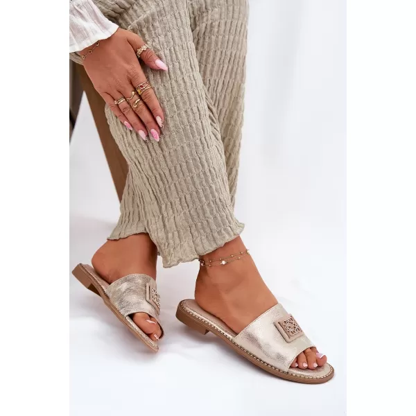  Sandale de dama S.BARSKI KV51-089 AUR DESCHIS 