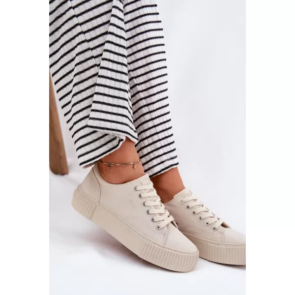  Adidasi de dama BIG STAR RR274407 BEJ Pantofi Big Star 