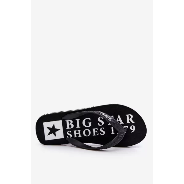  Slapi bărbați BIG STAR LL174444 NEGRI Pantofi Big Star 