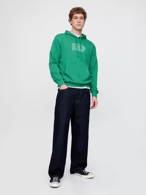 Hanorac pentru bărbați GAP LOGO PULLOVER HOODIE 708409-01 TRIFOIUL IRLANDEZ