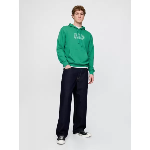  Hanorac pentru bărbați GAP LOGO PULLOVER HOODIE 708409-01 TRIFOIUL IRLANDEZ 
