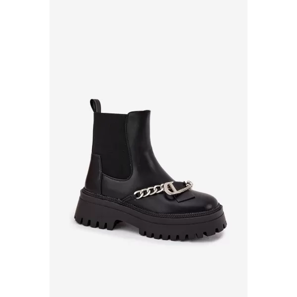  Pantofi de dama BOTO MARVELLA 38861 NEGRU 