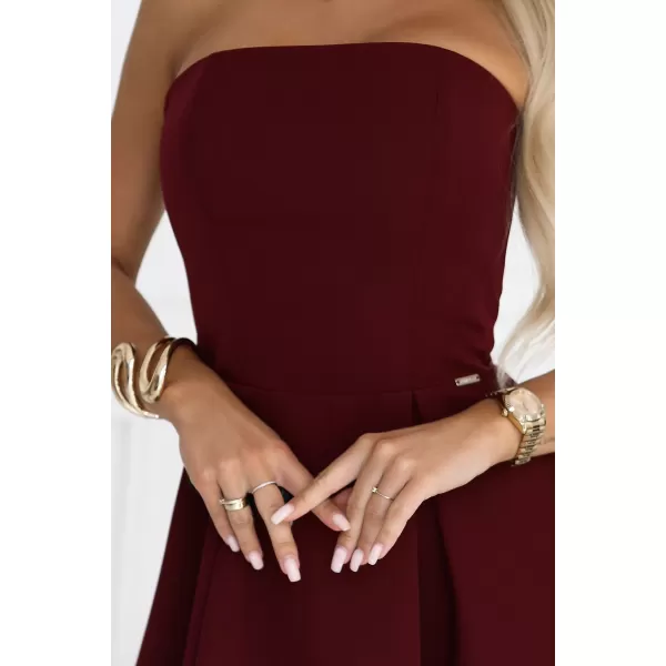  Rochie NUMOCO 641-1 BURGUNDIA 