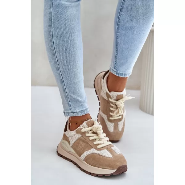  Pantofi dama BIG STAR OO274A317 BEI Pantofi Big Star 