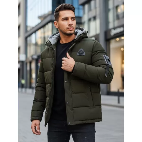  Jachetă pentru bărbați DSTREET TX5092 VERDE 