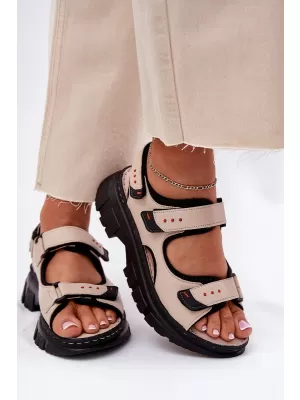 Sandale de dama ARTIKER 56C0471 BEJ/NEGRU
