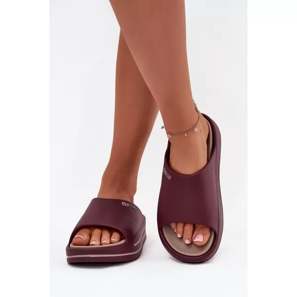  Papuci dama BIG STAR SS274425 RED Pantofi Big Star 