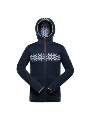 Pulover cald pentru bărbați ALPINE PRO NORES ALBASTRU