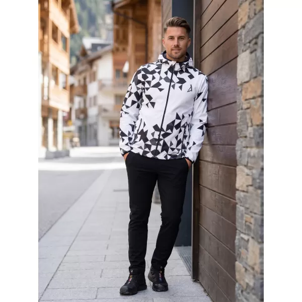  Jachetă softshell premium pentru bărbați ALTISPORT VOJ/ALM108JACK01 ALB 