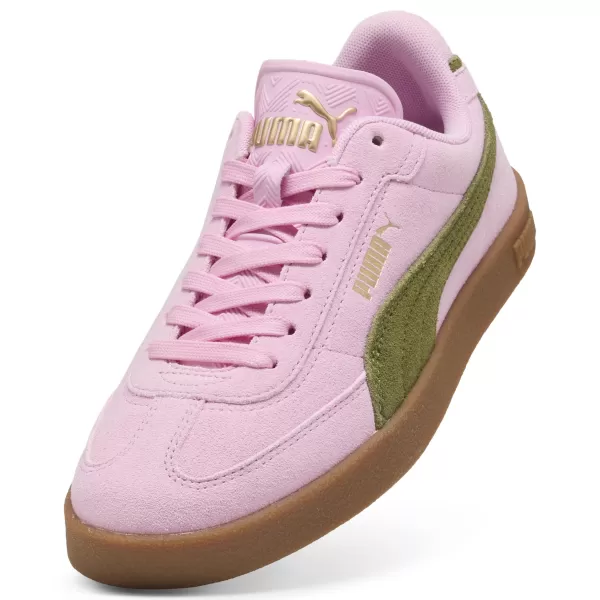  Cizme PUMA CLUB II ERA SUEDE 400717_31 ROZ STRĂLUCITOR/VERDE MĂSLINIU 