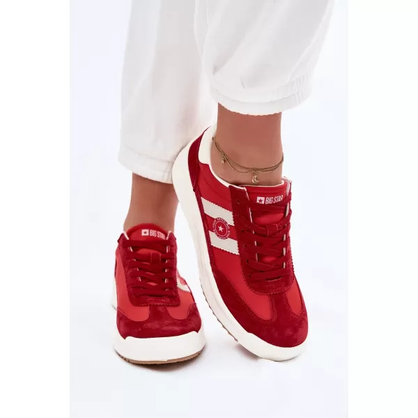  Adidasi de dama BIG STAR TT274158 RED Pantofi Big Star 
