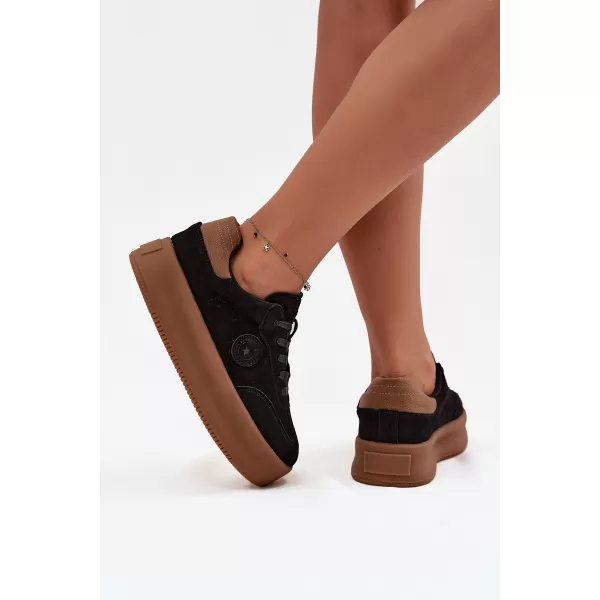  Adidasi de dama BIG STAR SS274761 NEGRI Pantofi Big Star 