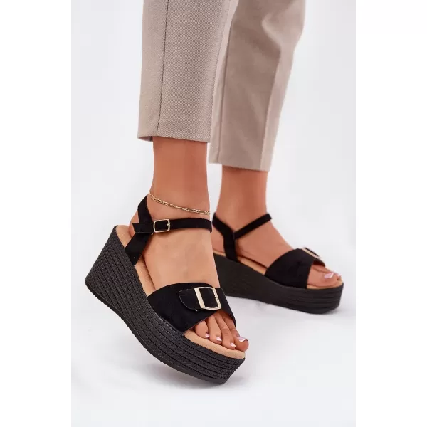 Sandale de dama BOTO LINIELLA 37365 NEGRU 