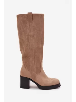 Cizme de dama BOTO SANELLE 40149 KAKI