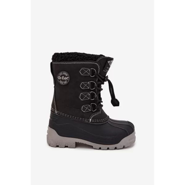  Pantofi de iarna pentru copii LEE COOPER LCJ-25-44-3943K NEGRU 
