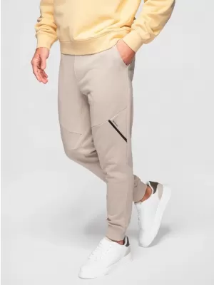 Pantaloni de trening pentru bărbați OMBRE OM-PASK-0280 BEJ