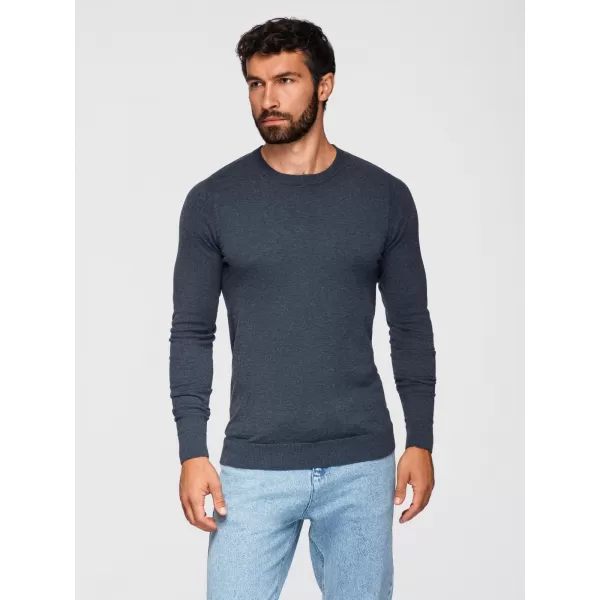  Pulover pentru bărbați OMBRE OM-SWBS-0106 BLEUMARIN MELANGE 