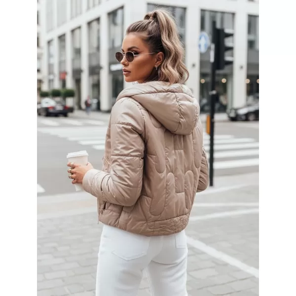  Geaca de dama DSTREET TY3715 CARAMEL 